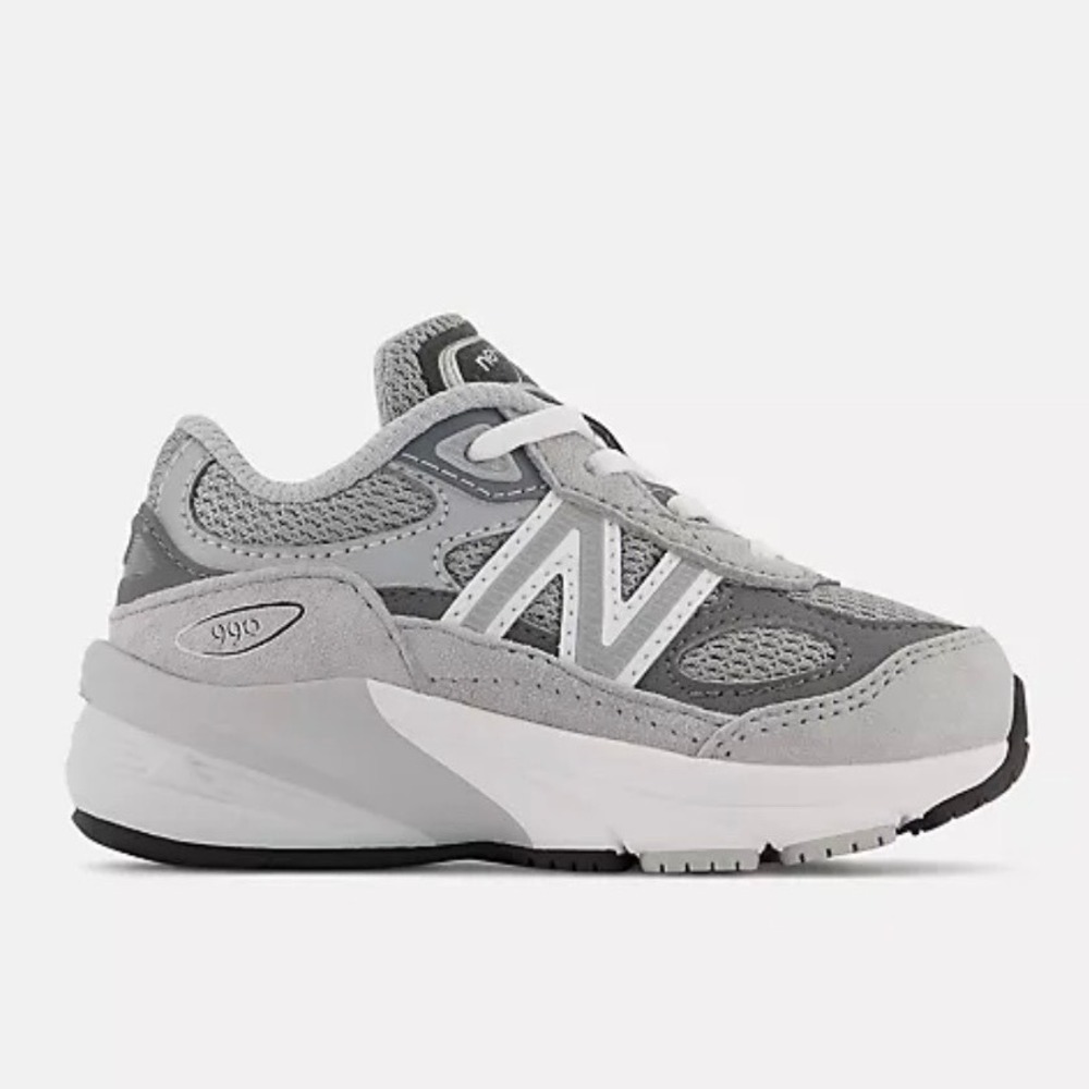 New Balance FuelCell 990v6 Kids Sneakers Grey Silver PC990GL6 Size 11 Toddler